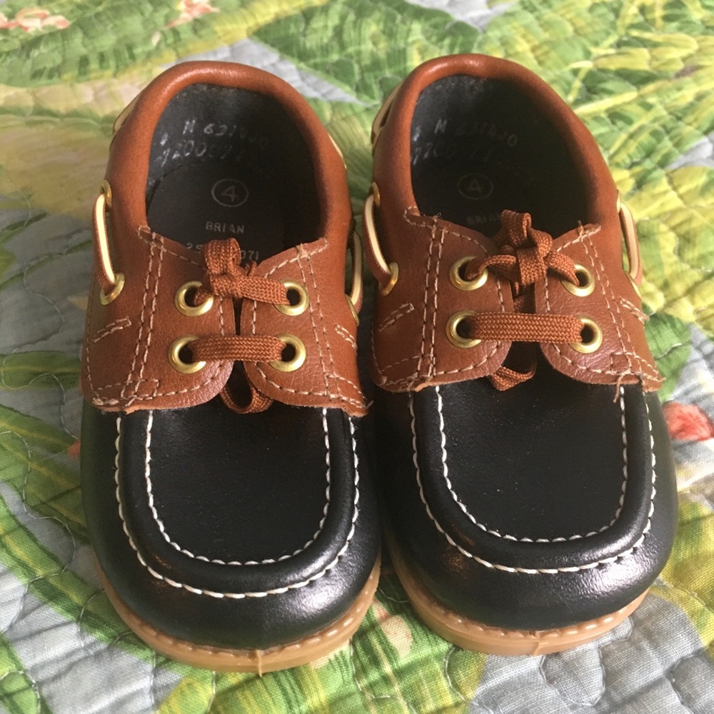 Vintage Baby Boat Shoes, adorable! Leather oxfords, cute